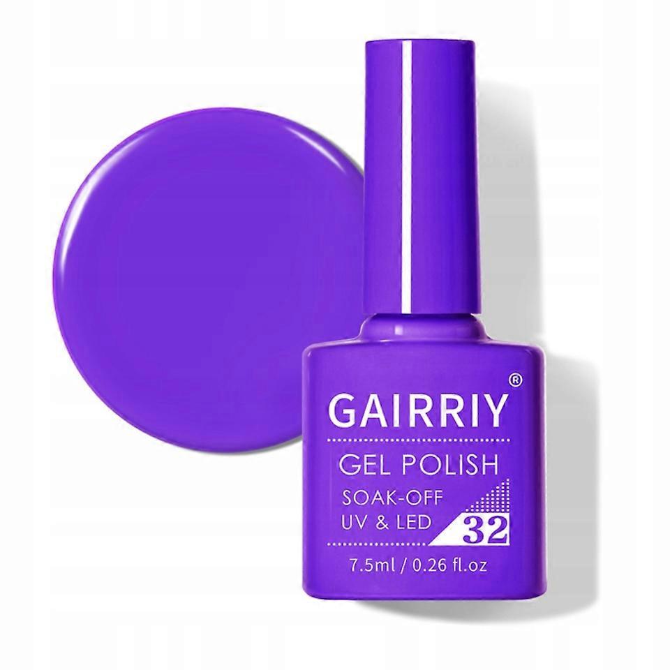 Rosfix Hybrid Varnish 032 – Purple 7.5 ml | Long-lasting Effect, LED Curing