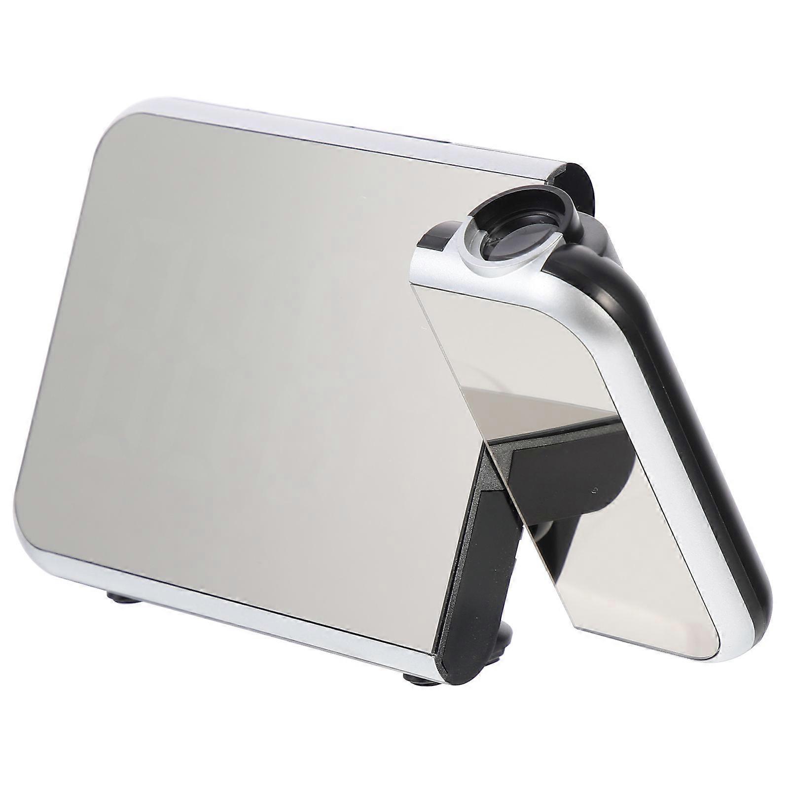 Led Digital Projection Alarm Clock Desktop Projection Electronic Clock Restaurant Hotel 15x9x3cm Projection 1Set