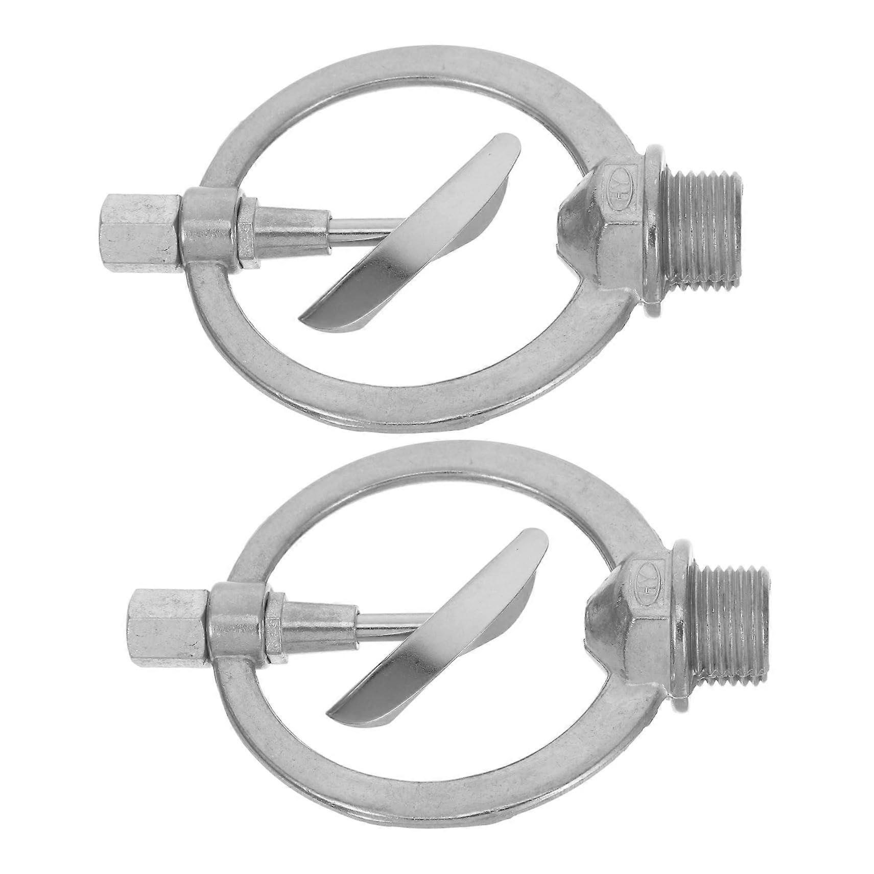 Automatic Rotating Water Spray Garden Sprinkler Made of Alloy 2 Pieces