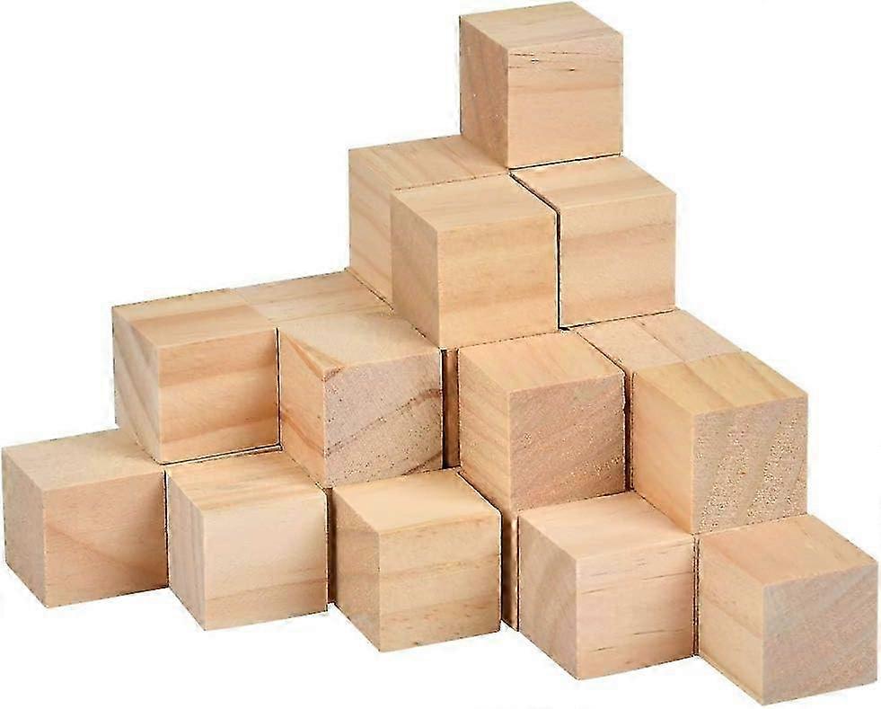 2025 Mini Smooth Wooden Cubes Set - 30 Pcs Natural Pine Square Blocks (30 x 30 mm) for Creative Projects & DIY Crafts (2025 ミニ スムース ウッド キューブ セット - 30 個入りナチュラル パイン スクエア ブロック (30 x 30 mm) クリエイティブ プロジェクト用
