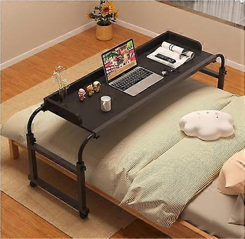 Mobile Computer/Laptop Desk With Wheels Overbed Table For Computer Workstation Standing Desk For Learning Working And Eating Color A