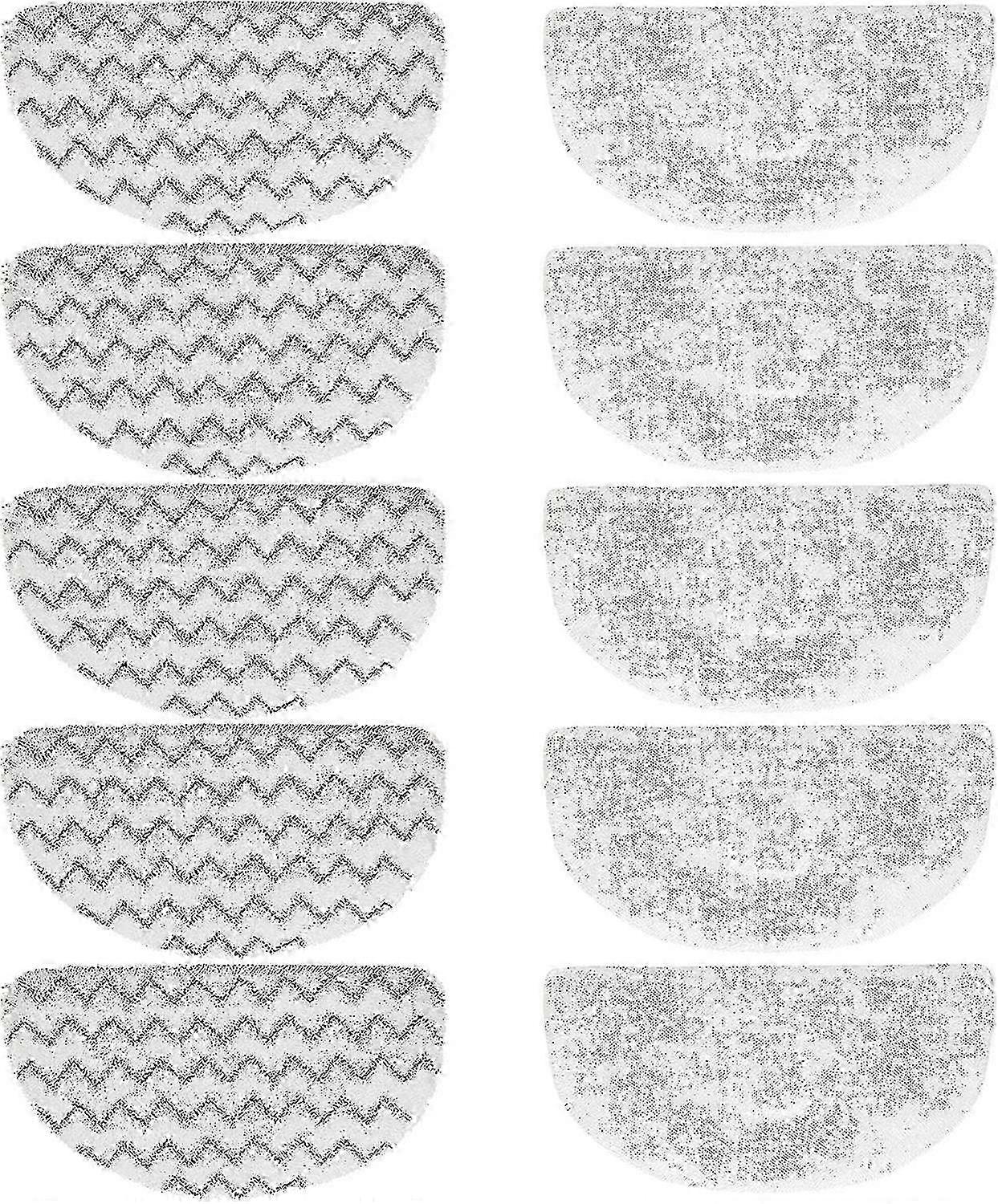 AURA 10 Washable Cleaning Pads Compatible with Steam Mops