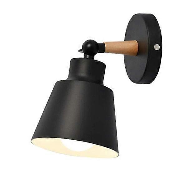 Macaron wall lamp matte black without light source