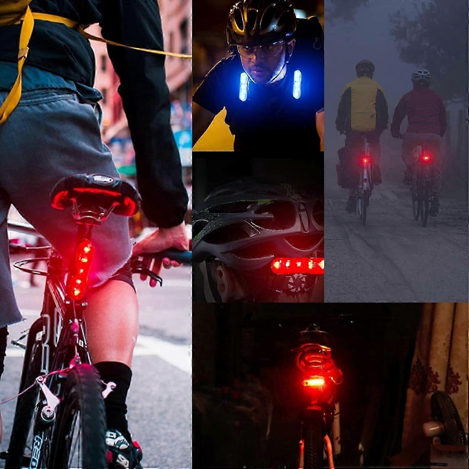 120 Lumens LED Bike Tail Light USB Rechargeable Powerful Bicycle Rear Red Light