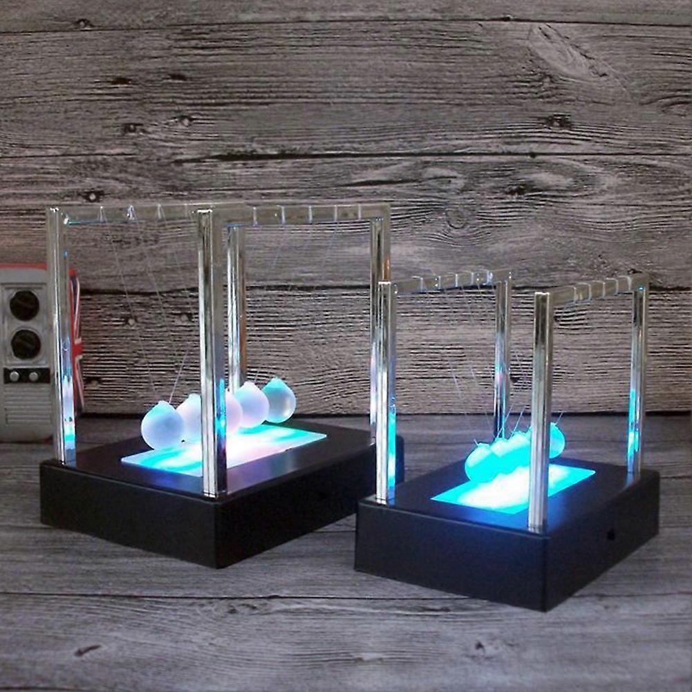 Colorful nced Balls Toy Educational Desk Physics Science Pendulum Table DecorationS