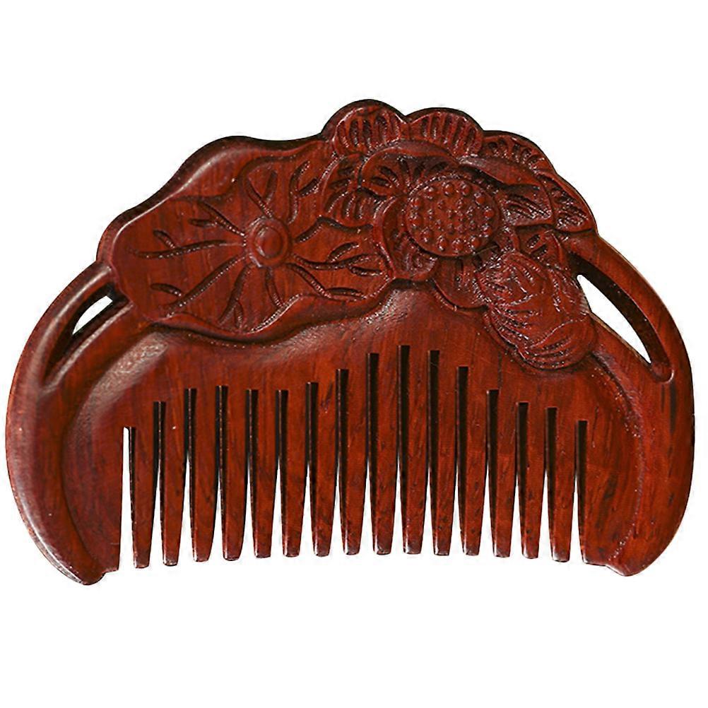 Scalp Care Comb Wooden Wide Tooth Comb Anti Static Household Item 7 80X5 10X0 90CM 1Piece