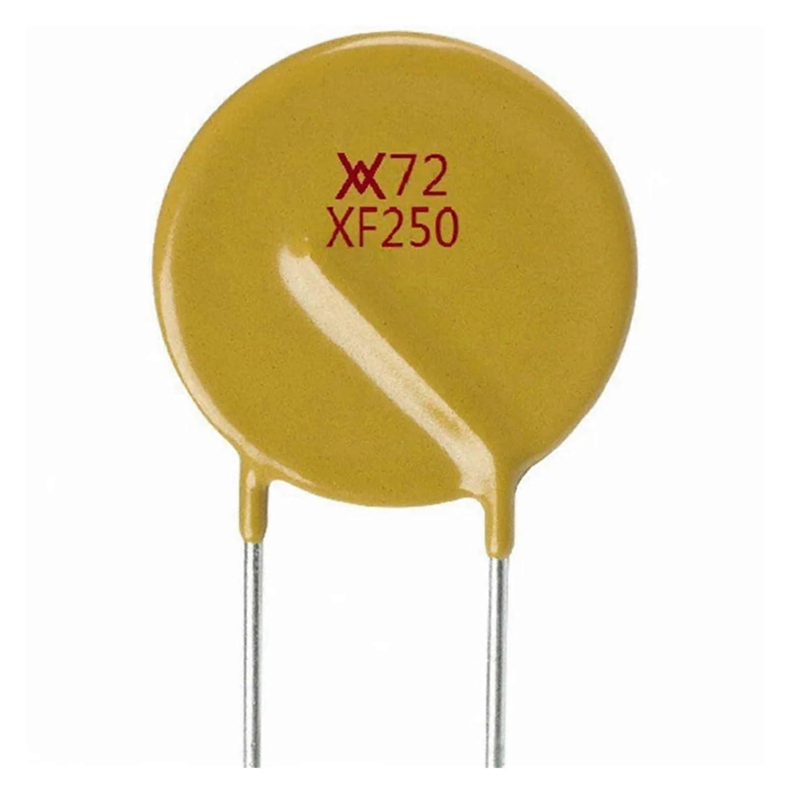RXEF250 XF250 72V 2.5A Resettable Fuse 50pcs Pack for Capacitance Measurement and Circuit Protection
