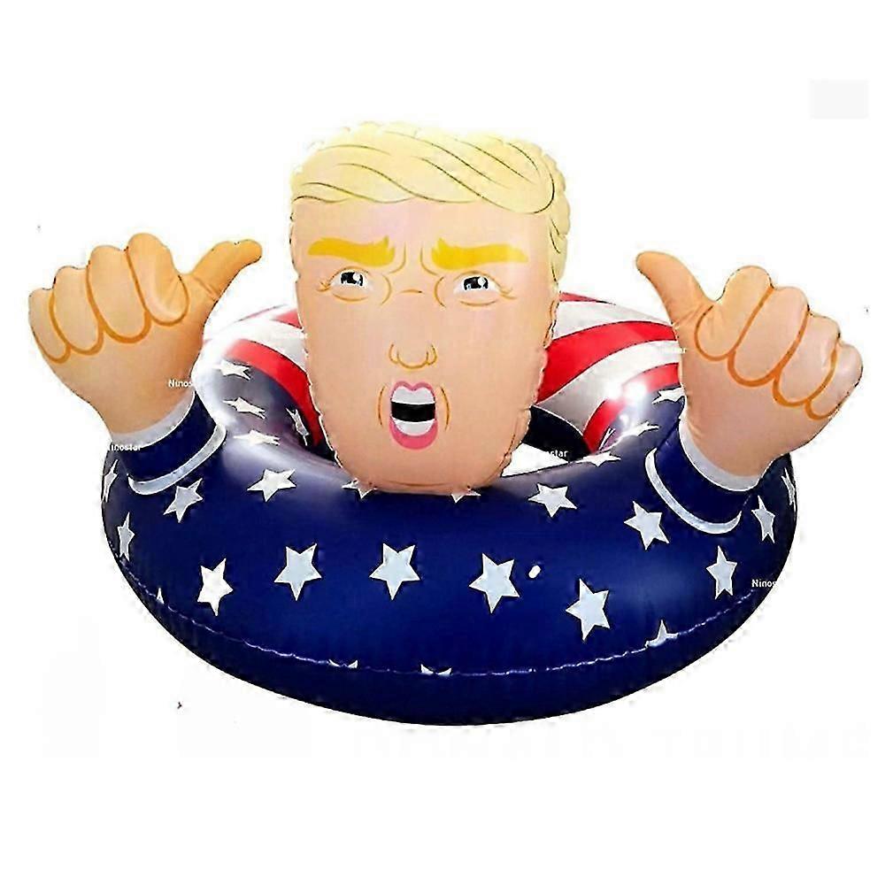 Donald Trump Swimming Ring Summer Inflatable Pool Ring