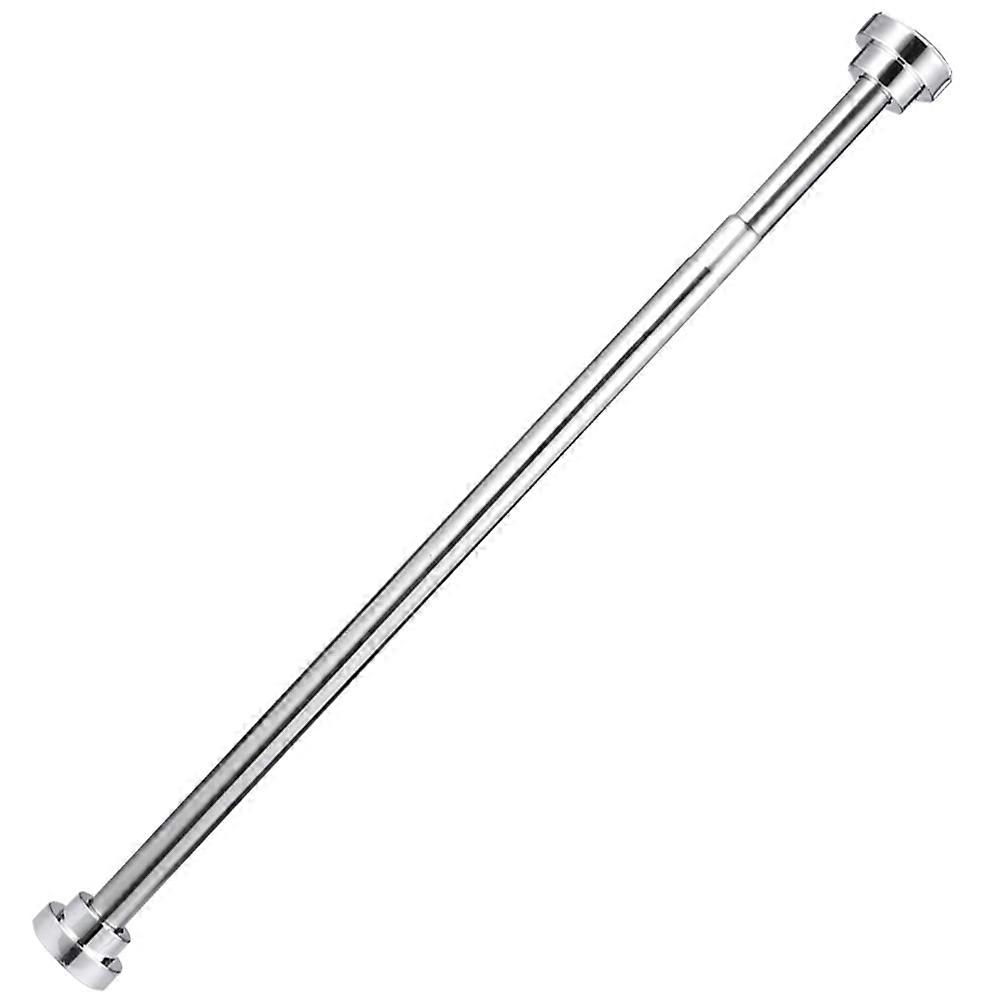 Stainless Steel PunchFree Window Rod for Home Use Rotatable Telescopic Rail 65100 cm Silver