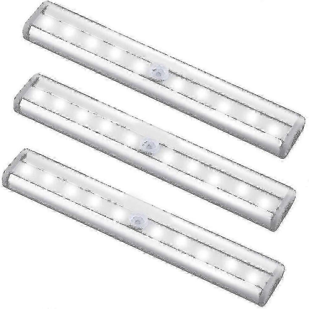 3 Pack Upgraded Usb Rechargeable 10 Led Magnetic Motion Sensor Light YVL