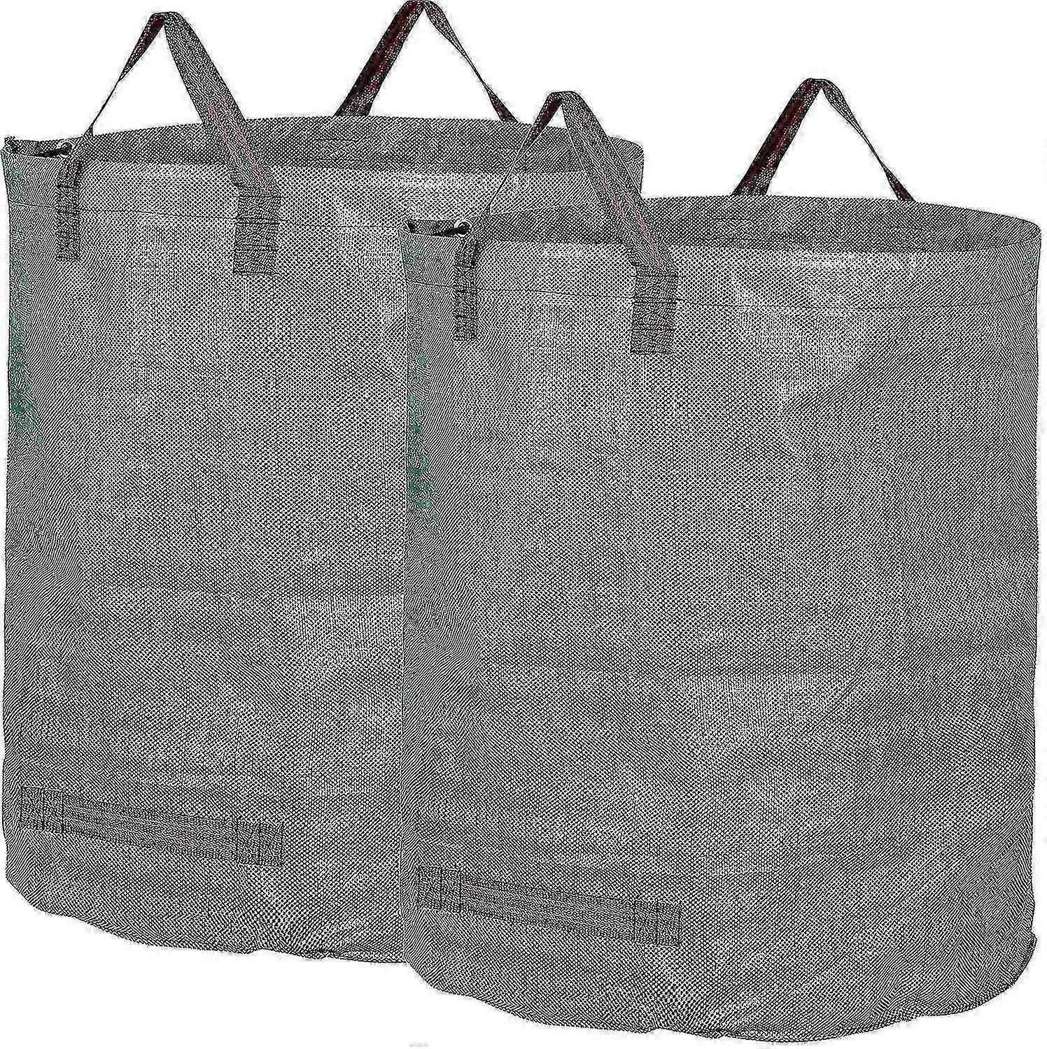 2x 500l Rivsäkra trädgårdsväskor 80x100cm