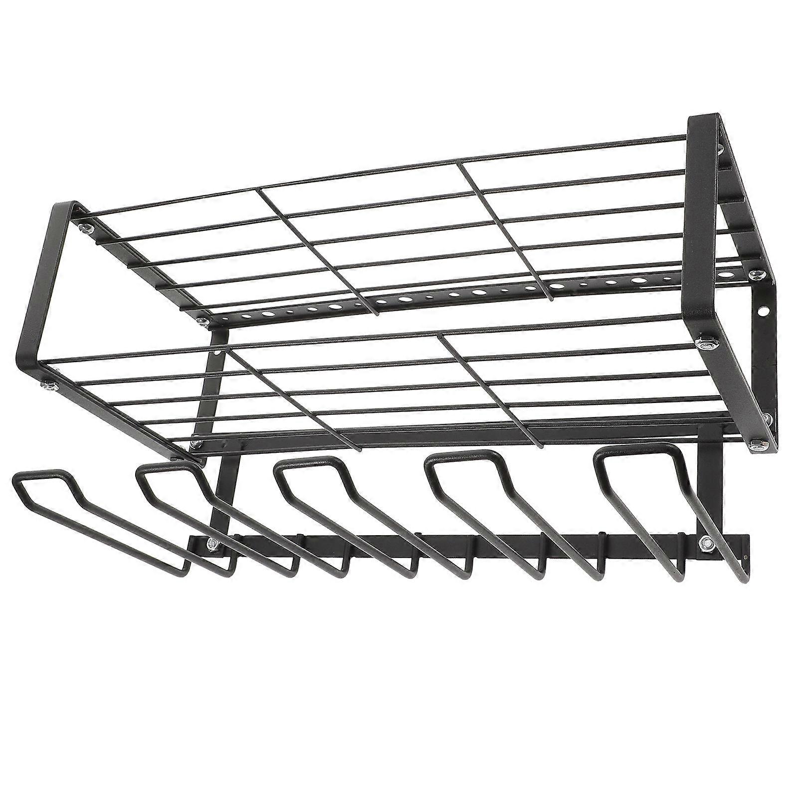 Drill Tool Organizer Wall Mountable Storage Rack For Professional Use 44X20CM Simple Design 1Pack