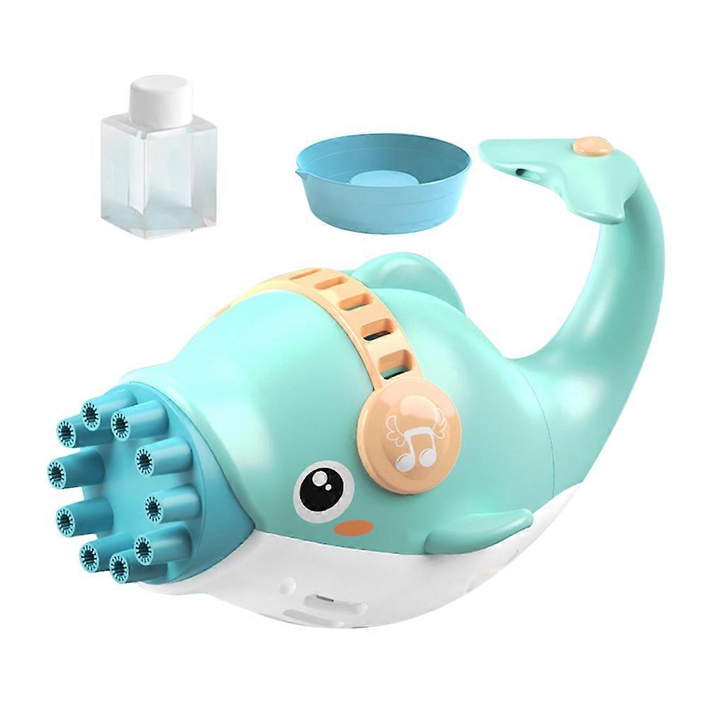 Electric Bubble Maker Dolphin Shaped Toy For Kids 18.9X12.5X11.5Cm Bubble Production 1 Set