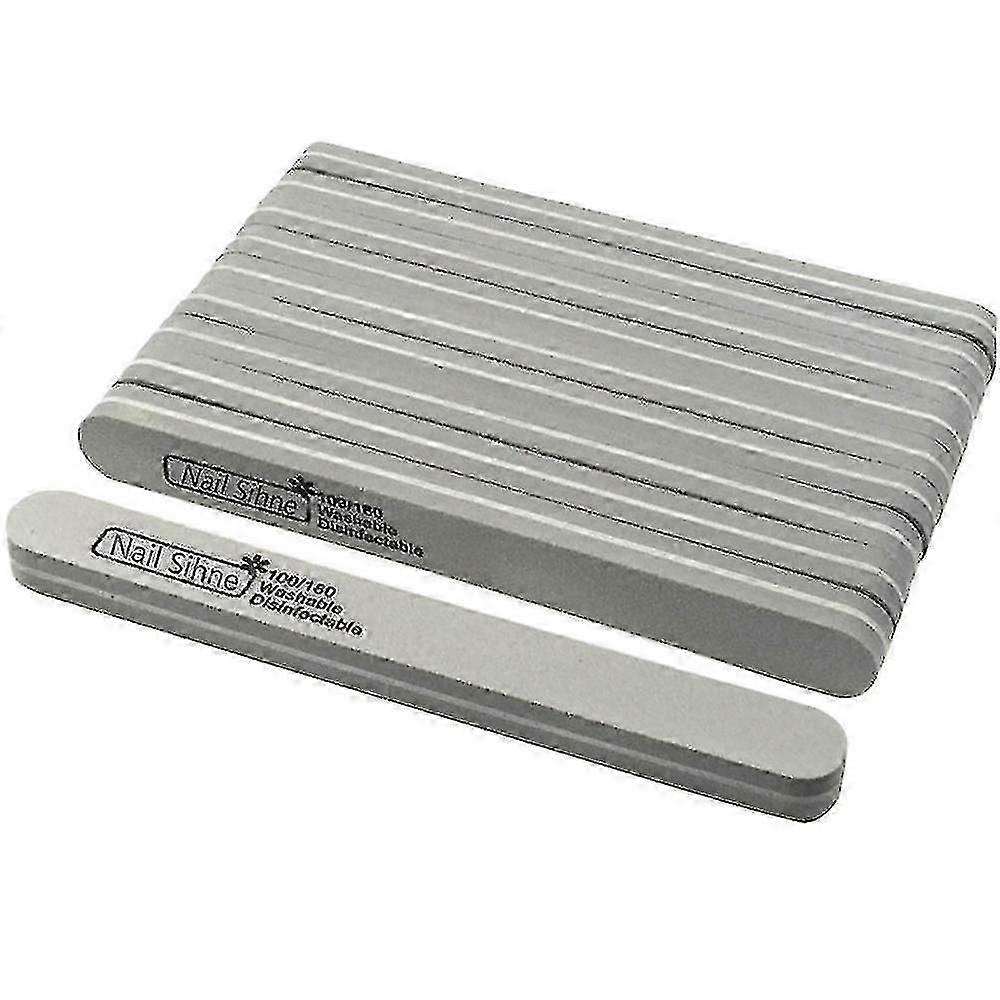 Scrub nail buffer file, double-sided emery board for natural nail professional