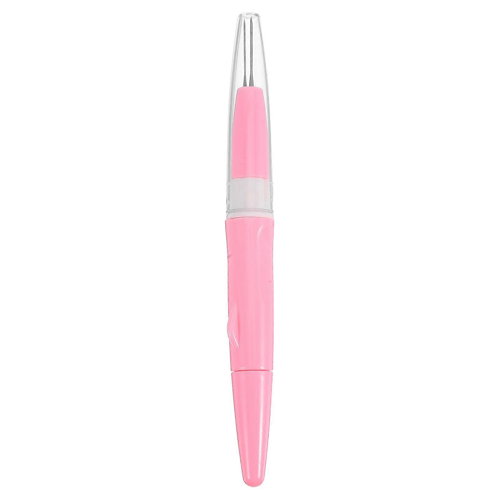 Multi Needle Felting Tool Felting Pen Pink Wool Felting Diy Crafting 15.00X1.70X1.70CM 1Set