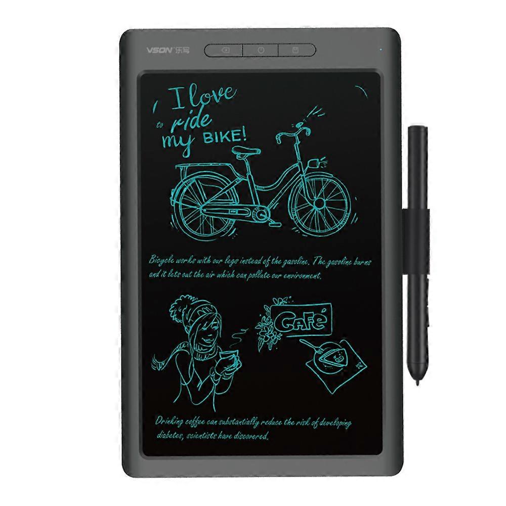 VSON Smart Graphics Tablet with 8192 Levels Pressure Sensitivity, Digital Drawing Pad for Synchronous Notes Transmission, Grey