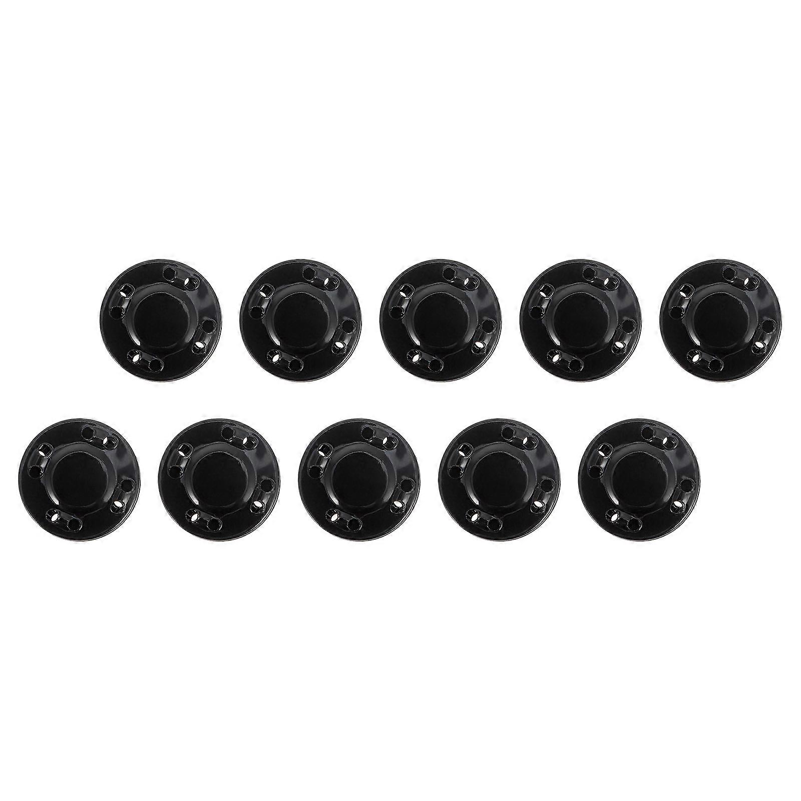Invisible Hidden Button 10 Pairs Magnetic Buttons For Clothes Handbag Suitable For Crafts Sewing Black Round