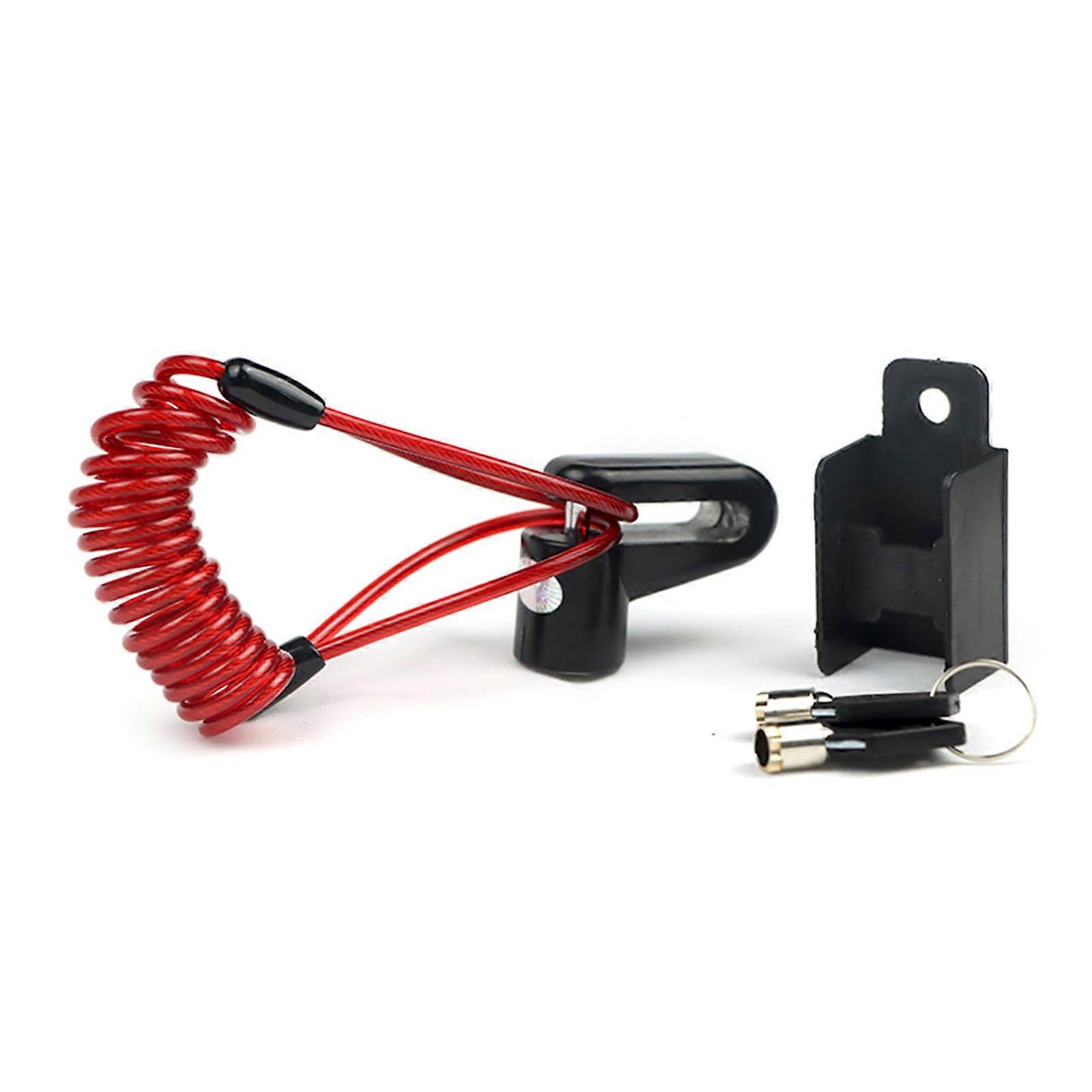 Portable Waterproof Brake Disc Lock for M365 Pro with Easy One-Hand Operation and Night Visibility Features