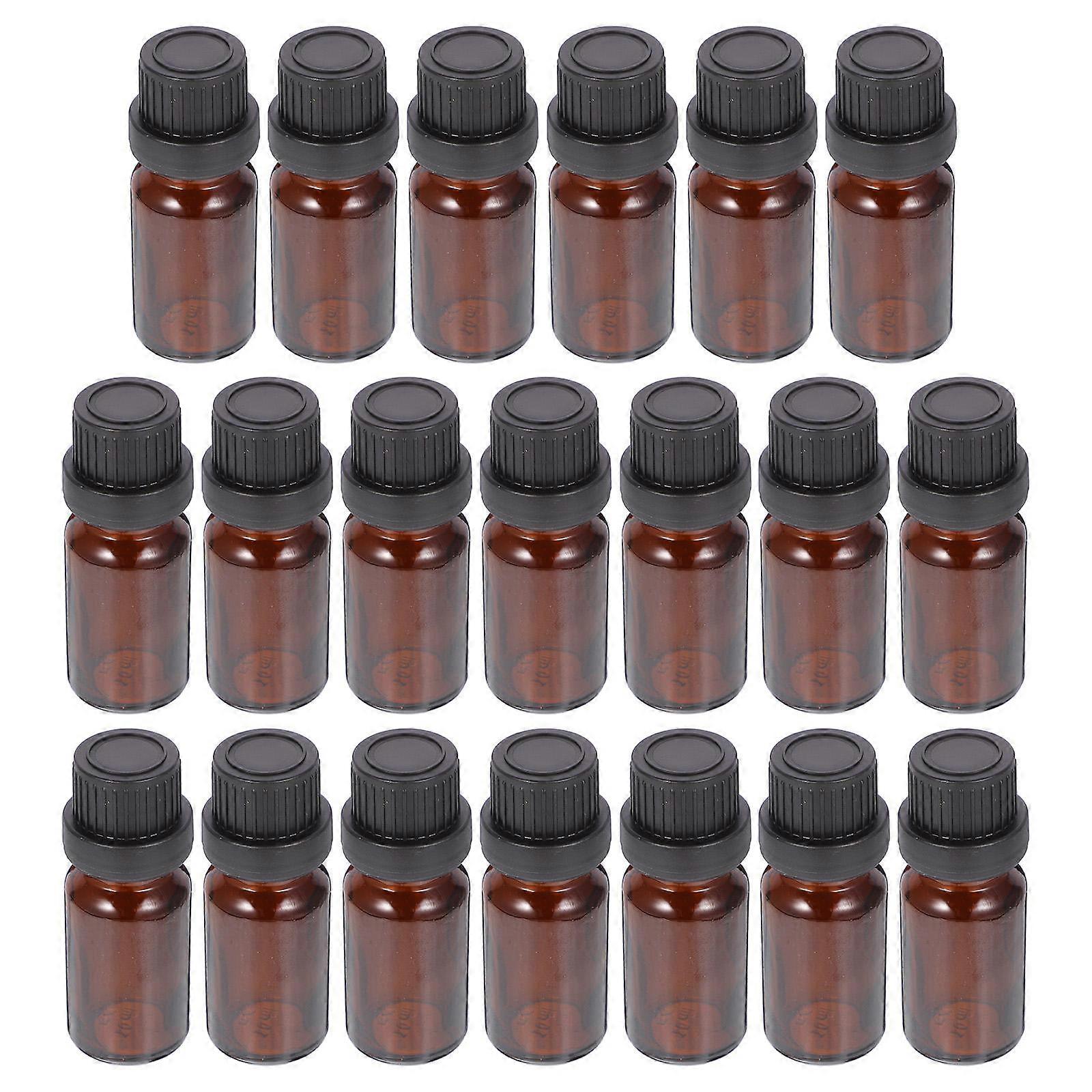 Practical essential oil flasks with safe and sturdy construction