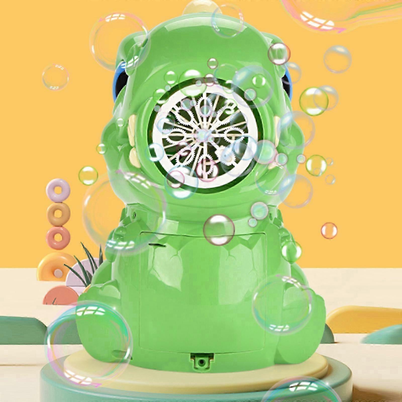 2025 Bubble Machine - Automatic Dinosaur Bubble Machine for Kids, Portable Bubble Maker Toys with 2 Bottles Bubble Solution, for Outdoor Indoor Game G