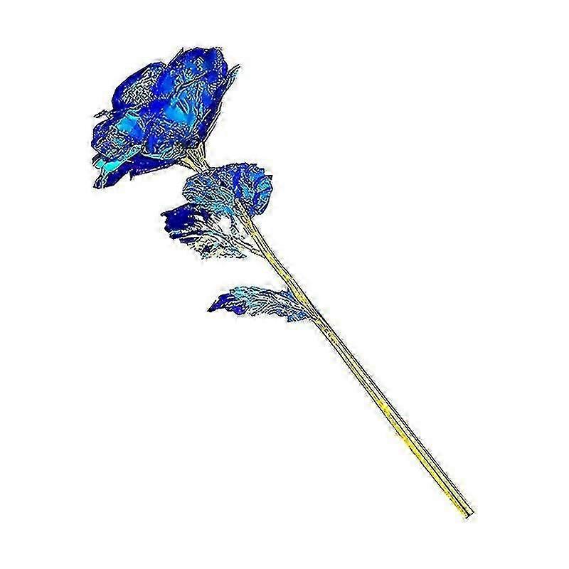 2022 Led Enchanted Galaxy Rose Eternal 24k Gold Foil Flower With Fairy String Lights In Dome For Christmas Valentine's Day Gift