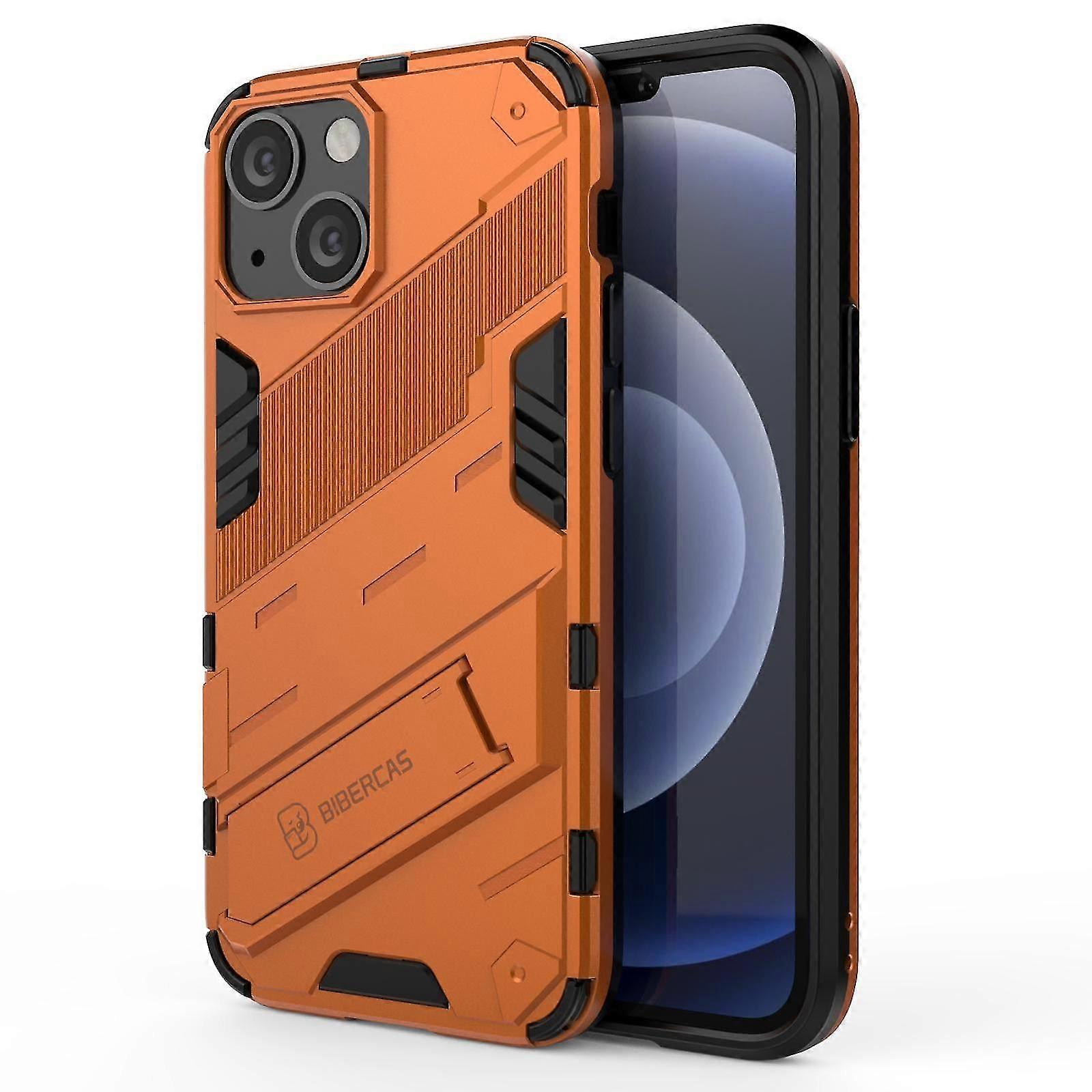 Slim Case For iPhone13 Mini Shockproof Dual-Layer Stand Cover