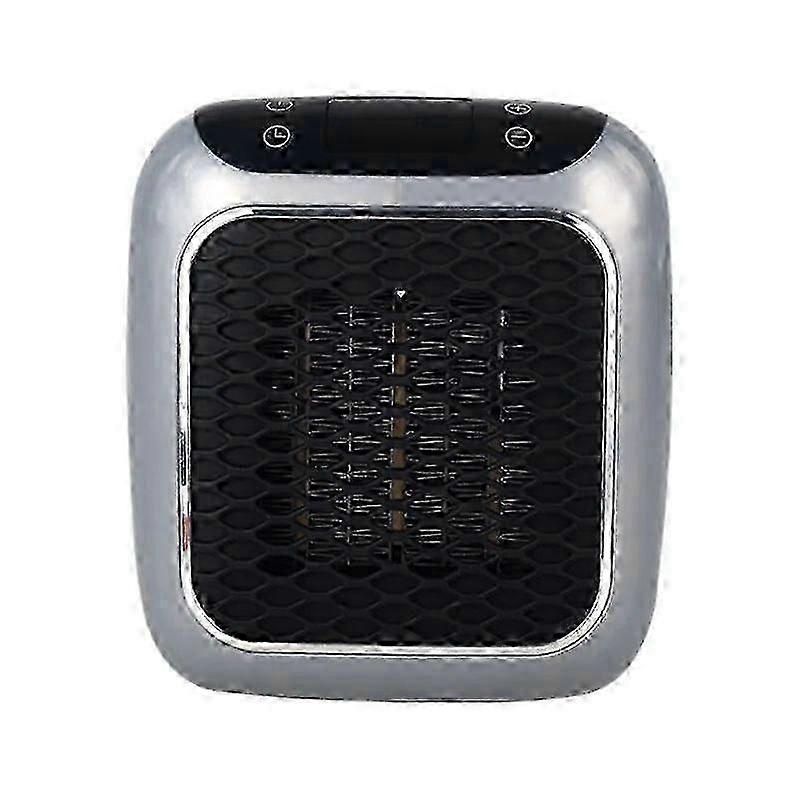 Ceramic Portable Heater with Remote Control, 12-Hour Timer, LED Screen, and Dual Heating Modes - Electric Fan Heater for Indoor Use