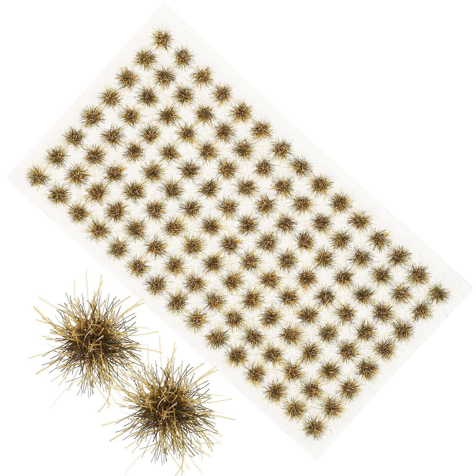 Miniature Static Grass for Railway Scenery Artificial Resin Grass Clusters for DIY Micro Landscape, Train Tables, and Sand Table Decor