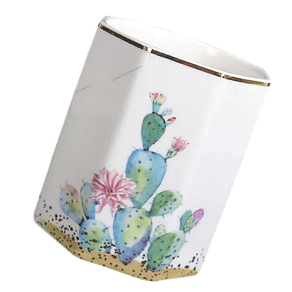 Octagonal Makeup Brush Storage Tube Ideal For School And Home Use With Dustproof Feature 1Pc