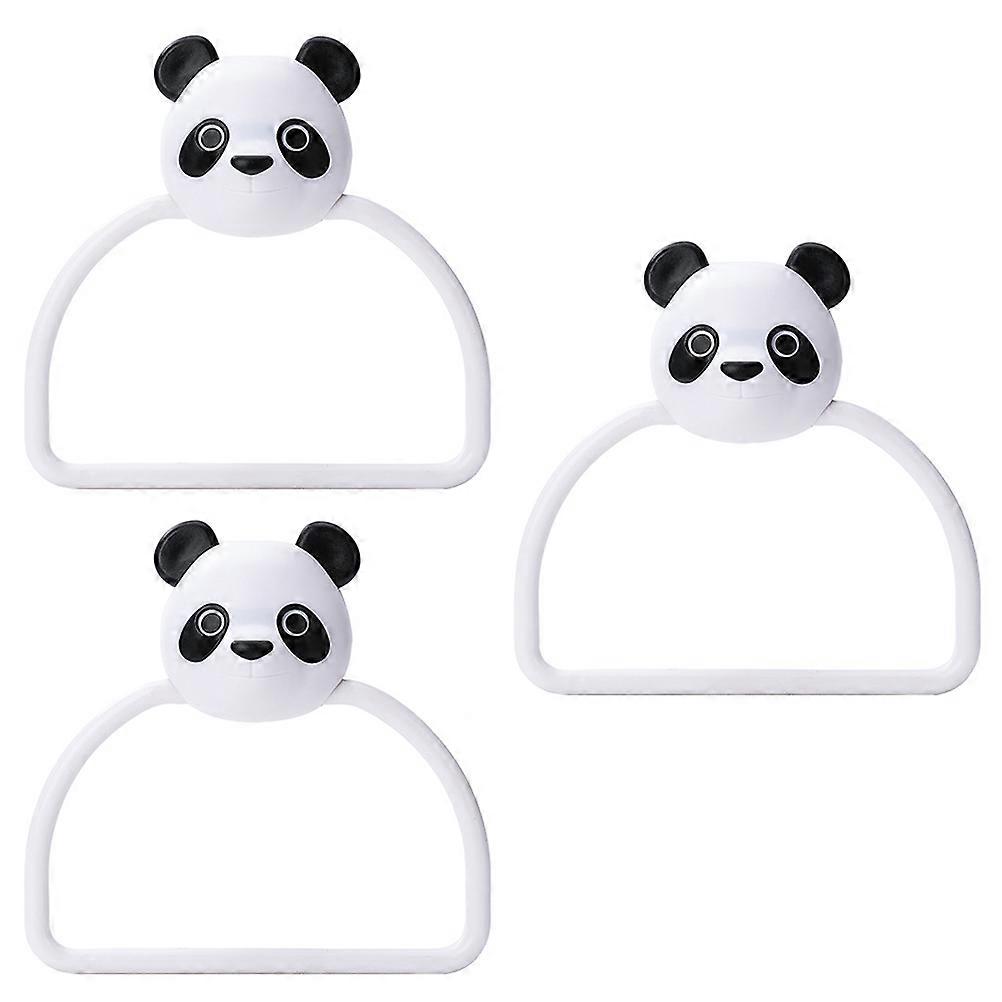 Bathroom Towel Hanger 3Pcs Smooth Edges For Safe Use Towel Organizer Cartoon Shape Perfect For Homeowners