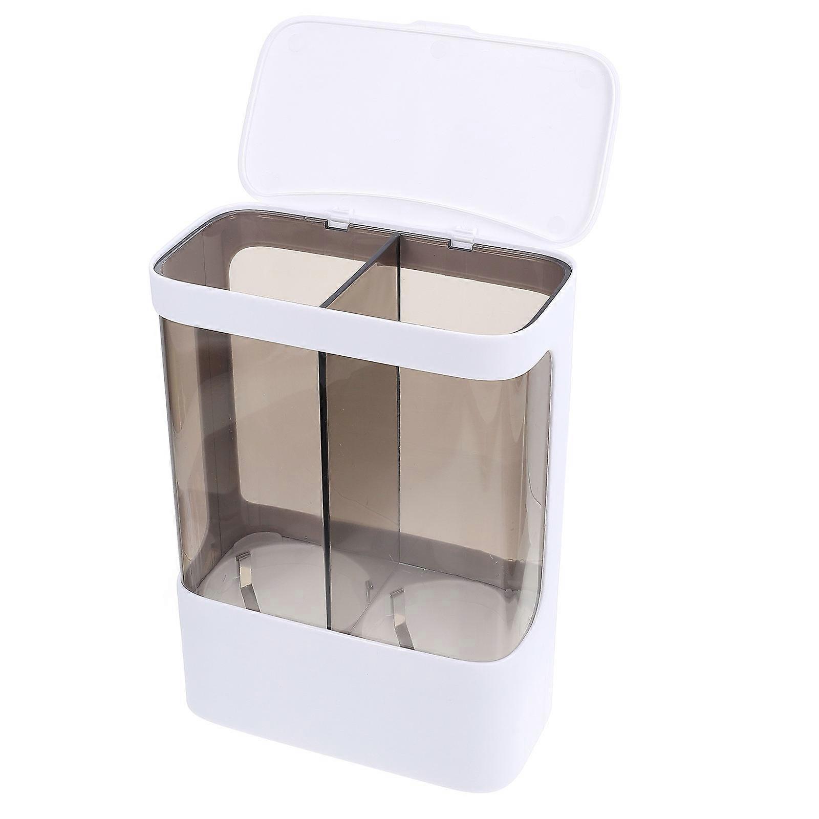 Disposable Cup Dispenser Wall Mounted For Cafe Use Featuring Easy Access And Stylish White Color 1Pcs