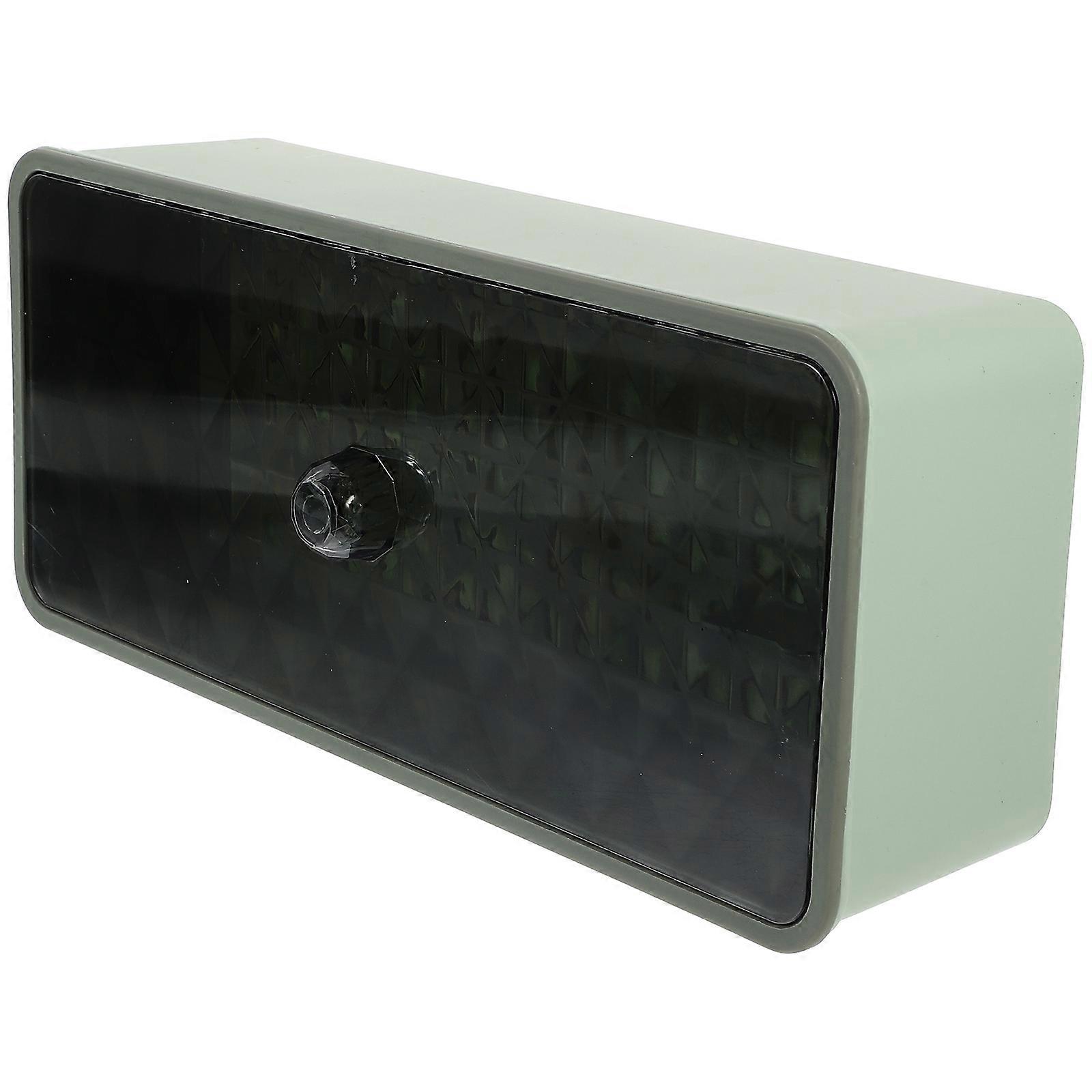 Green Cutlery Box for Home Made of PP and PET Material with Scratch Resistant Feature