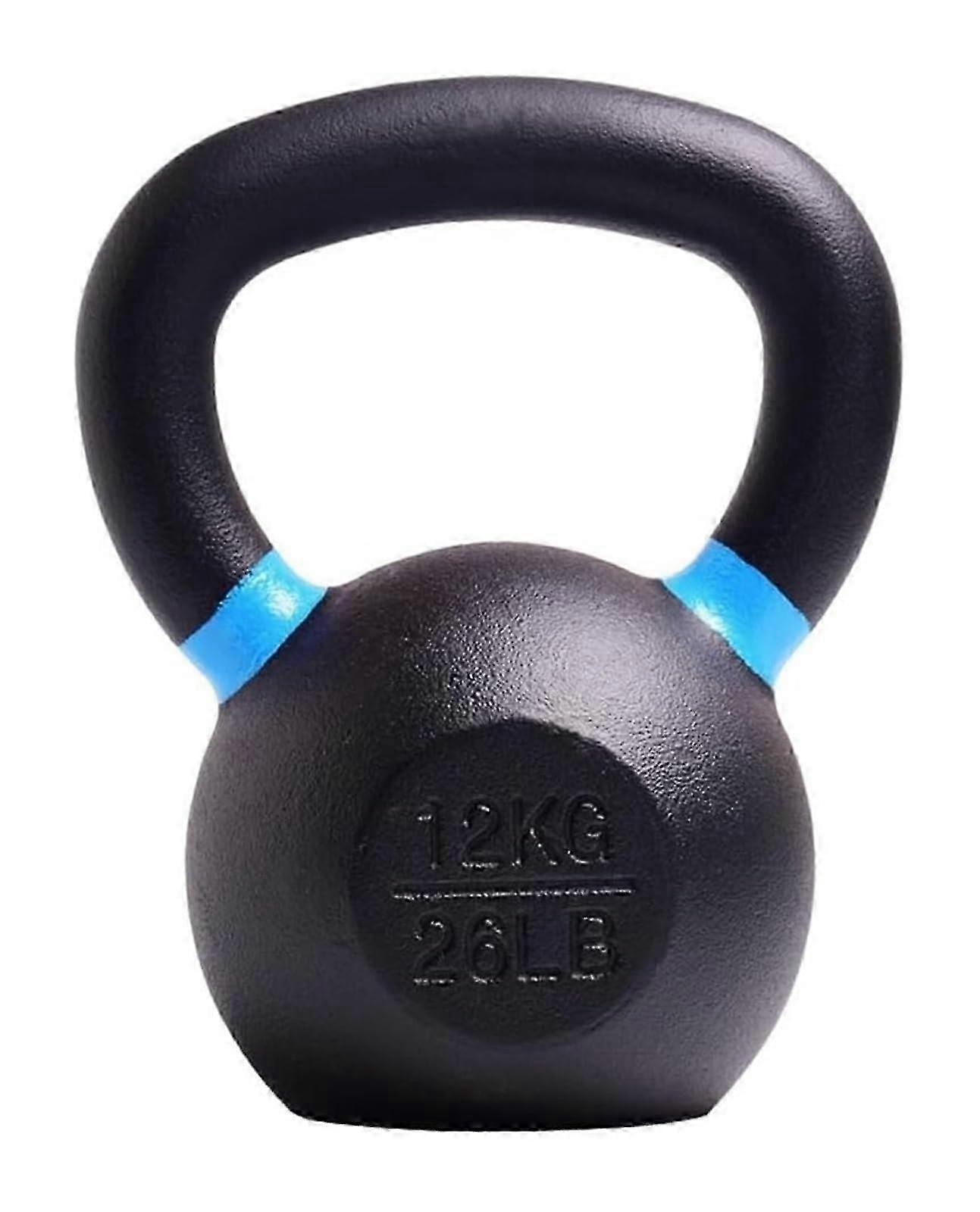 Kettlebell for Strength Training: Cast Iron, Wide Handle, 12kg