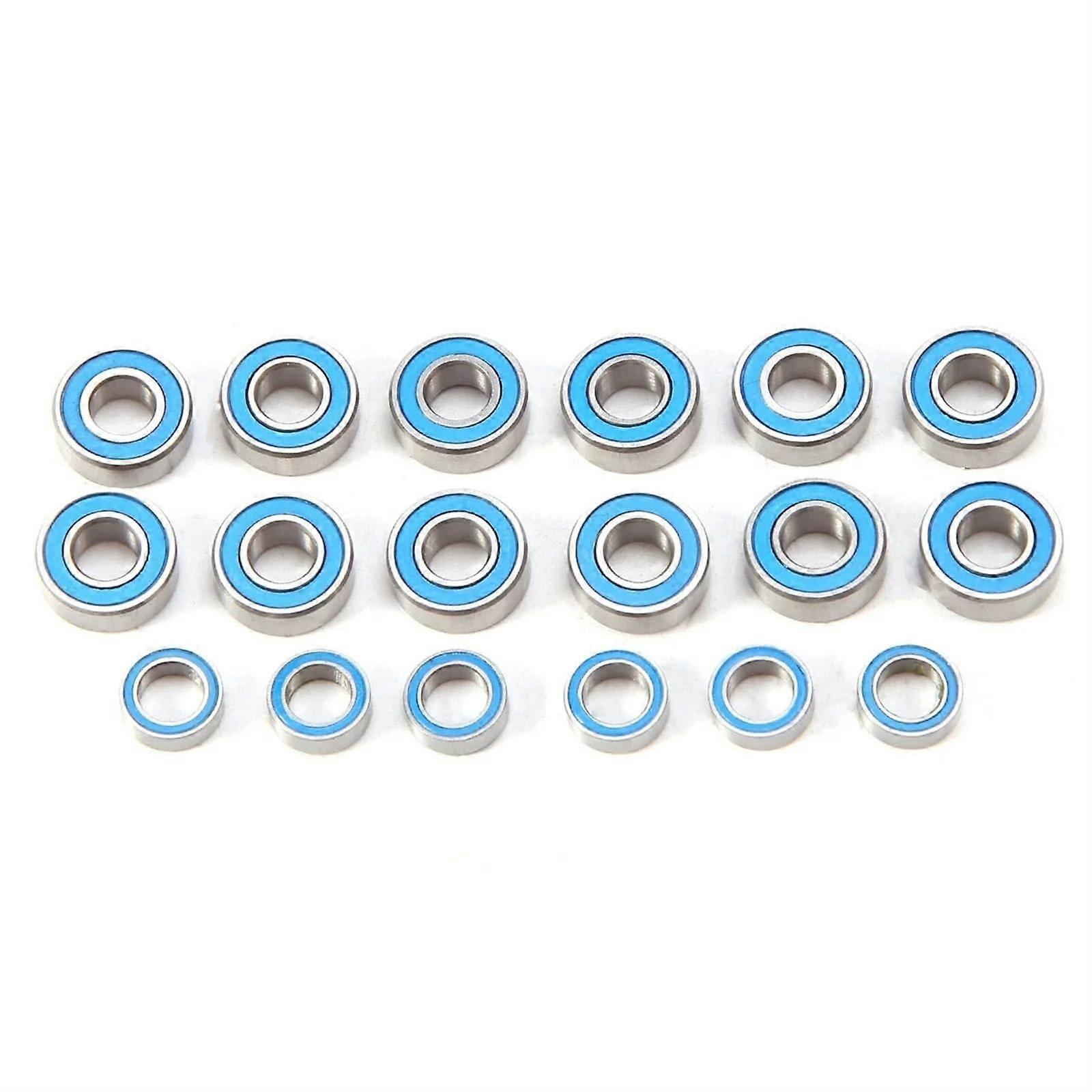 Ball Bearing RC Car Set, 18-Piece Rubber-Sealed, M05/M06 Compatible, Smooth Performance, Compatible With Tamiya