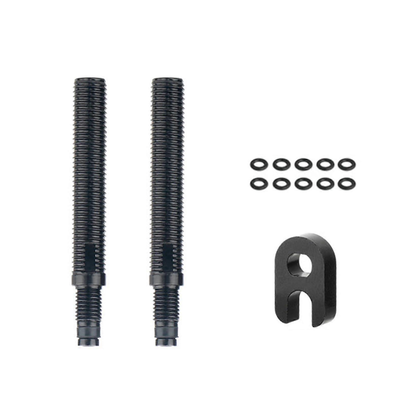 Extension valve for tires, valve extension for long distances, bicycle preparation