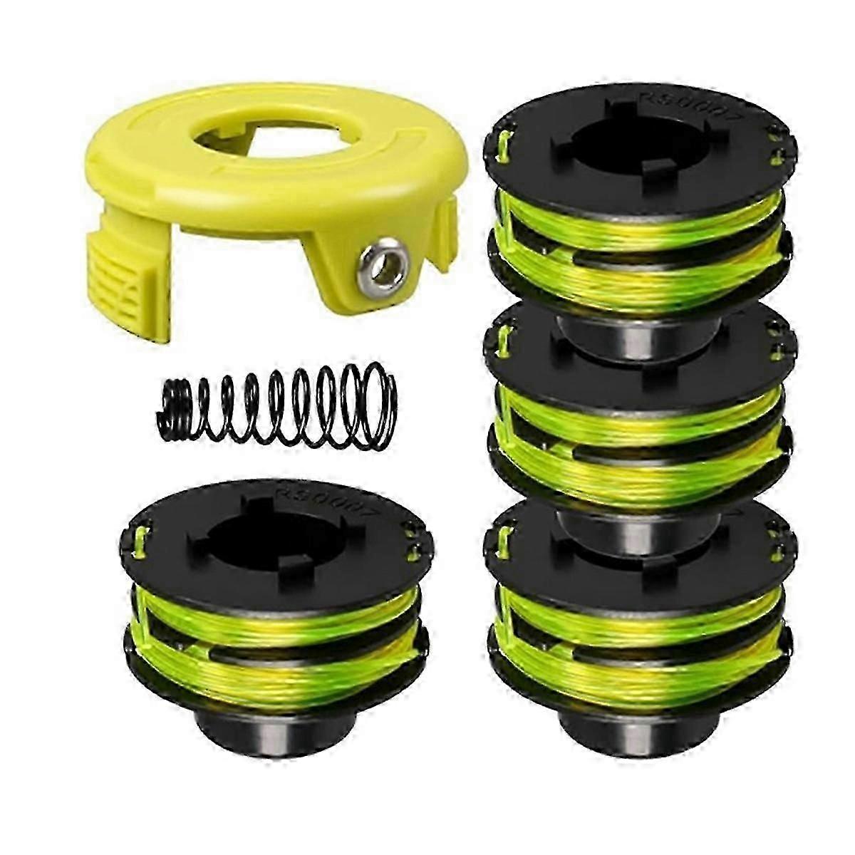 Trimmer Spool for Ryobi Rlt3025F RAC119 Mowing Rope,RAC118 Cover and Spring