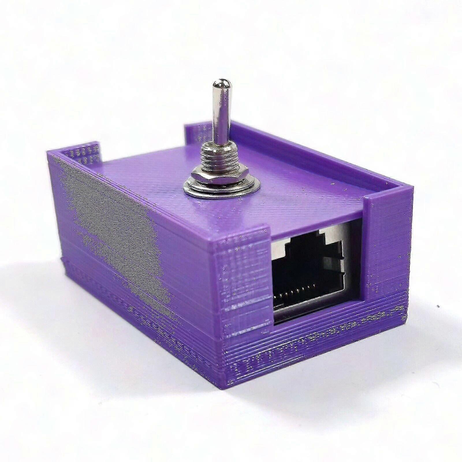 RJ45 Ethernet Cable with Toggle Switch & Case for Network Setup