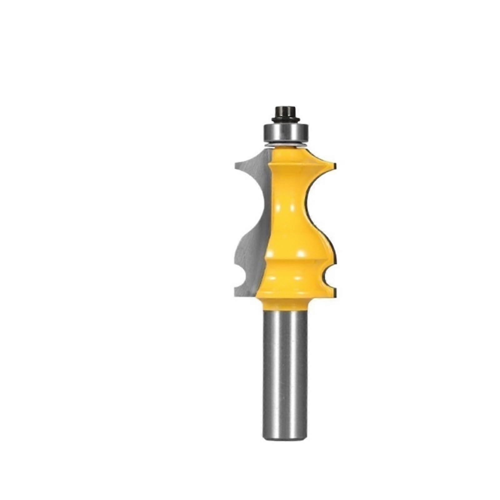 1 piece 6.35 MM 8 MM 12 MM 12.7 MM shank fish handrail bit router bits woodworking cutter for wood bit carbide cutter planer bit (12.7x28.6x41)