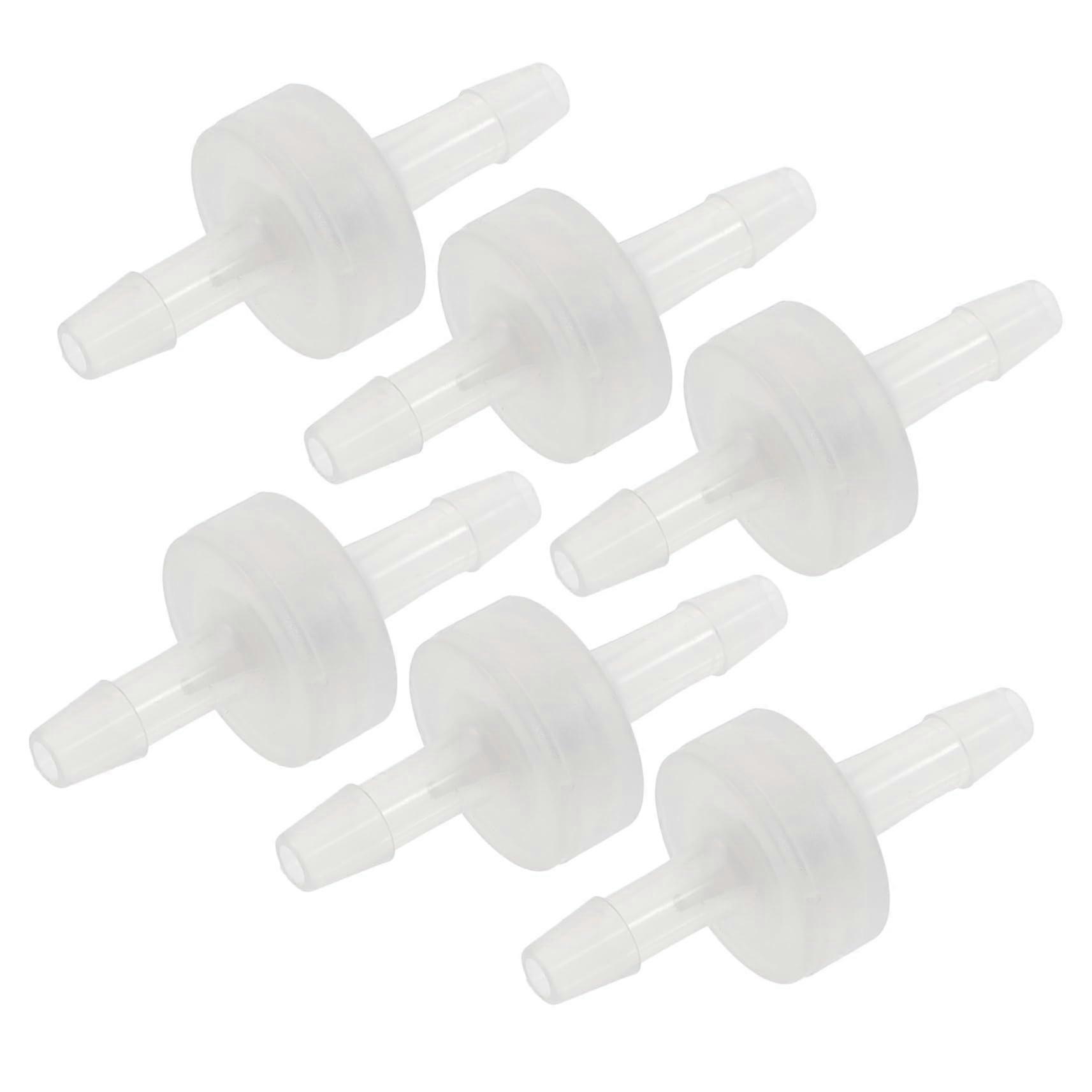 Inline Liquid Check Valve Six-Piece Set Vacuum Test Valve For Aquarium Water Pipe Connections Strong Adsorption