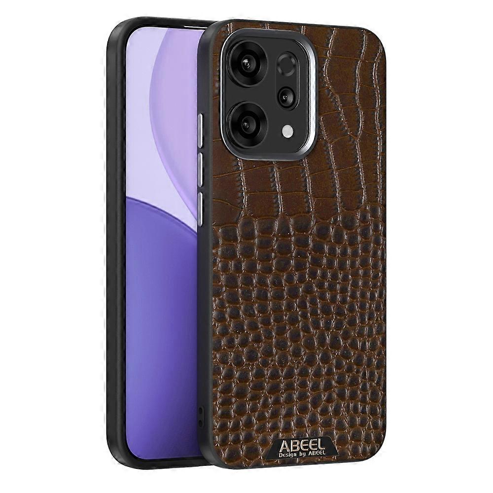 ABEEL For Oppo Reno14 5G (Global) Case Compatible with MagSafe Crocodile Texture Micro-Embossing
