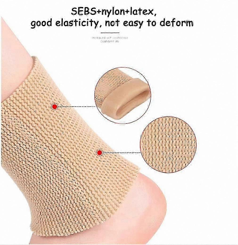 Compression Ankle Sleeve with Gel Support for Skating, Cycling, and Riding Activities