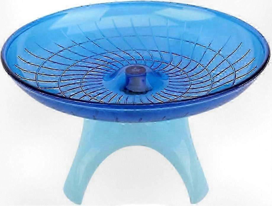 Durable Blue Plastic Exercise Wheel for Small Pets - Hamster Running Spinner