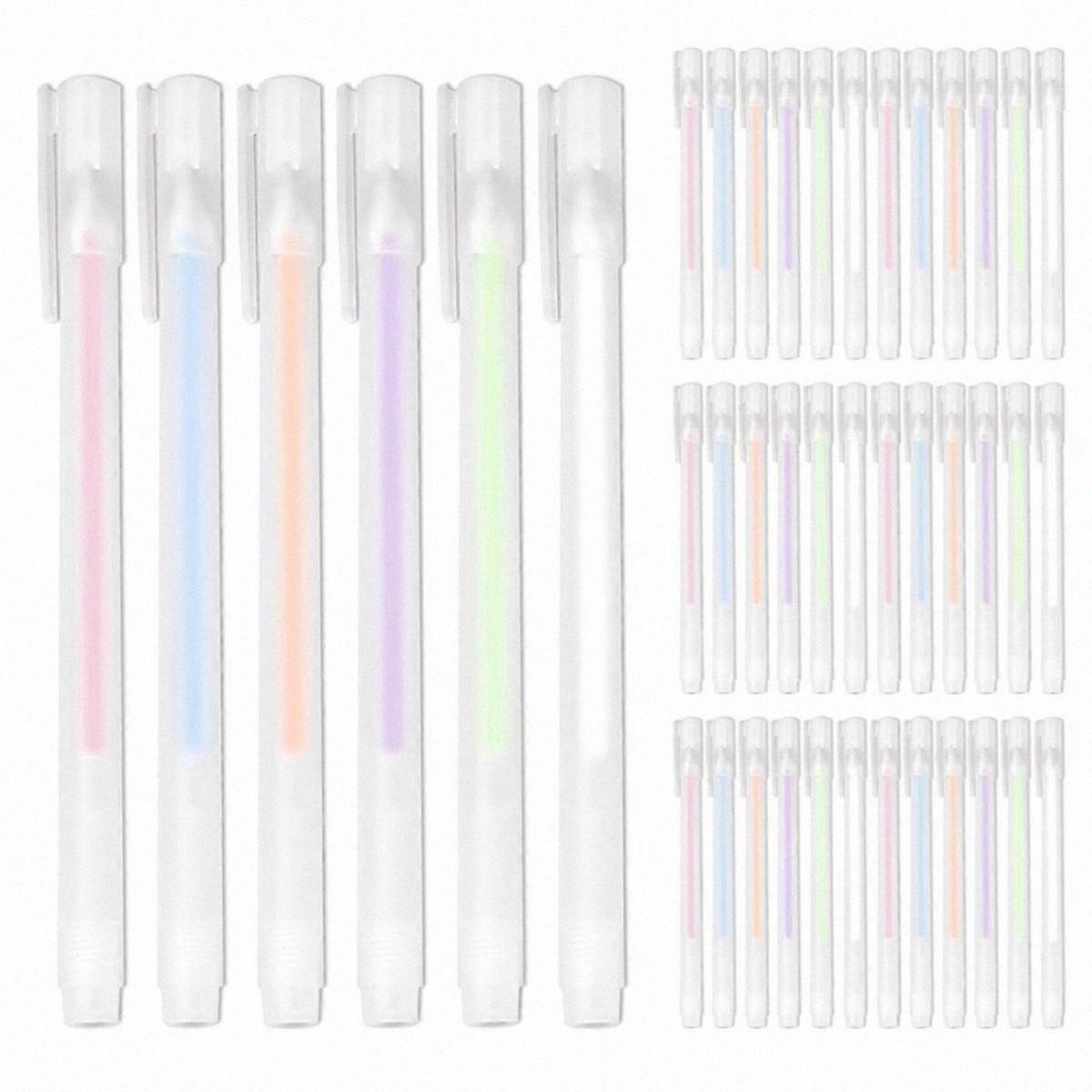 48 Quick Drying Color Spot Glue Pen Bulk, Quick Dry Roller Glue Pens Easy Control Precision Glue Pens Ballpoint Glue Pen