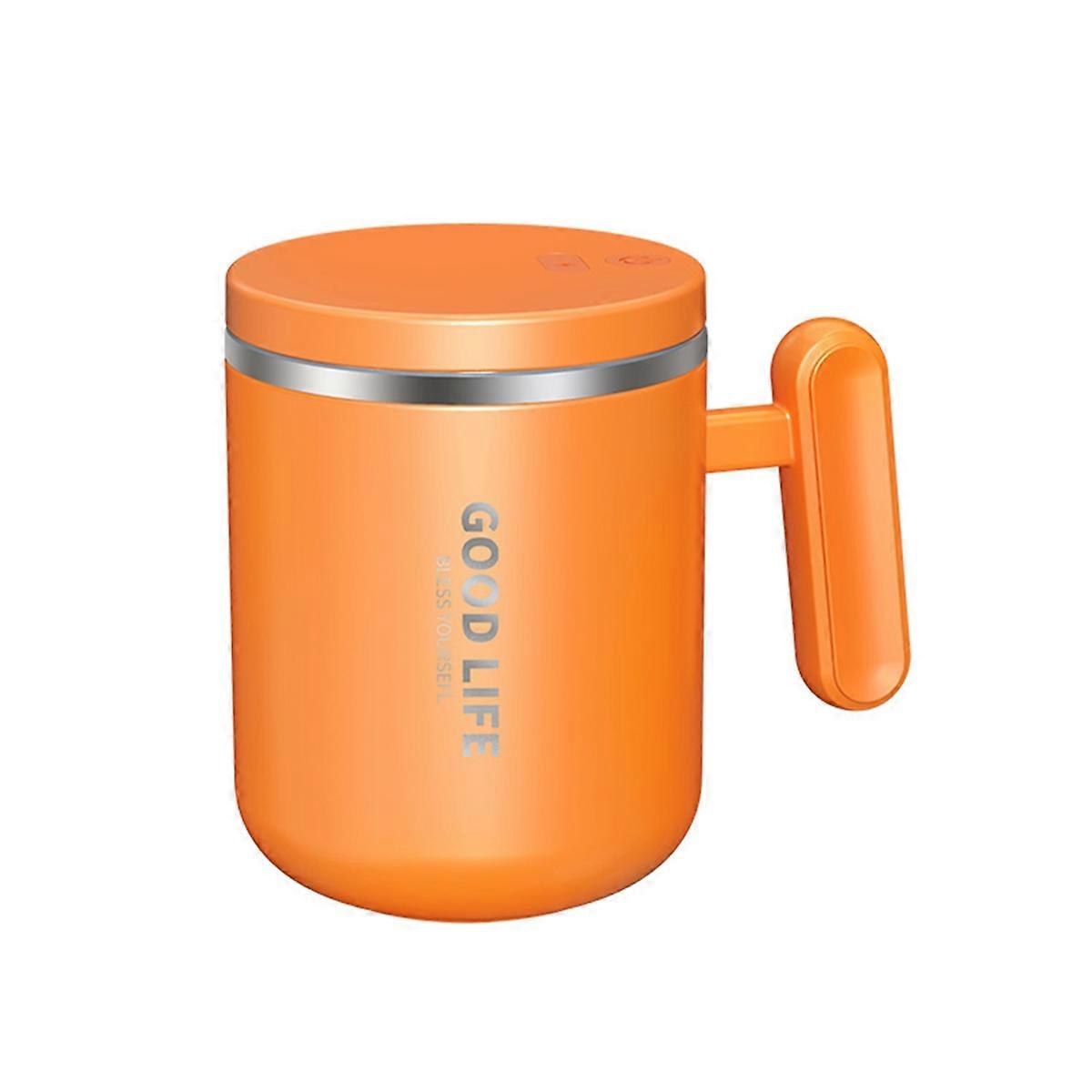 400ML Stainless Steel Self Stirring Coffee Mug Rechargeable Electric Mixer Insulated Coffee Mug wit