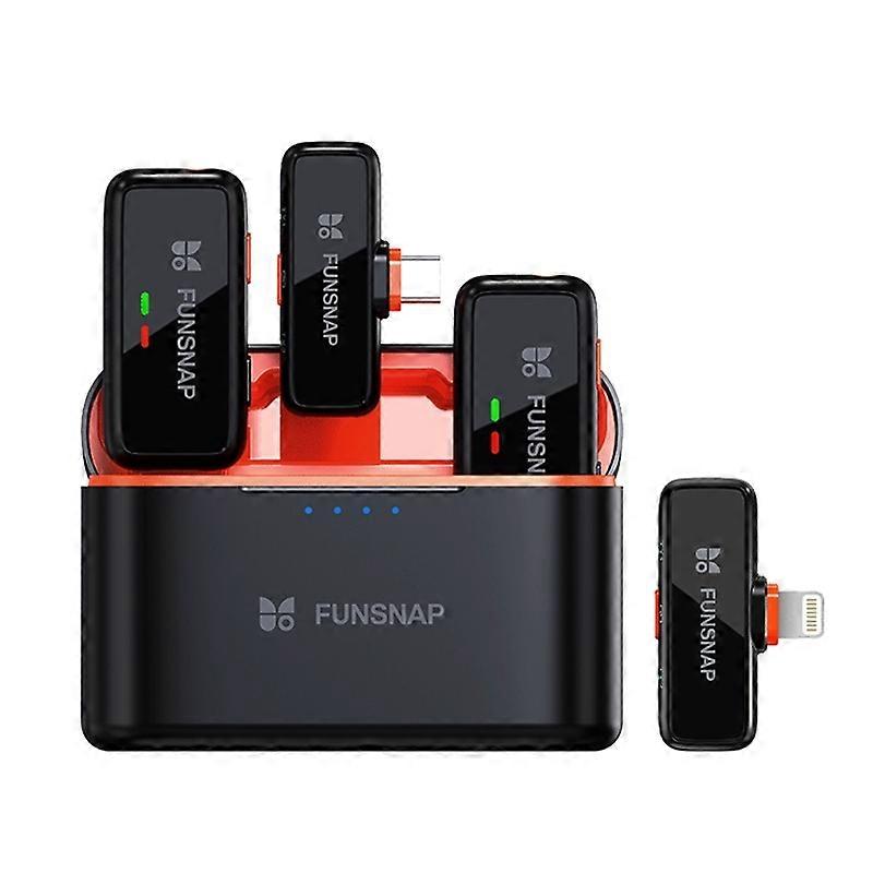 S6 Wireless Microphone 2 RX + 2 TX with Charging Case