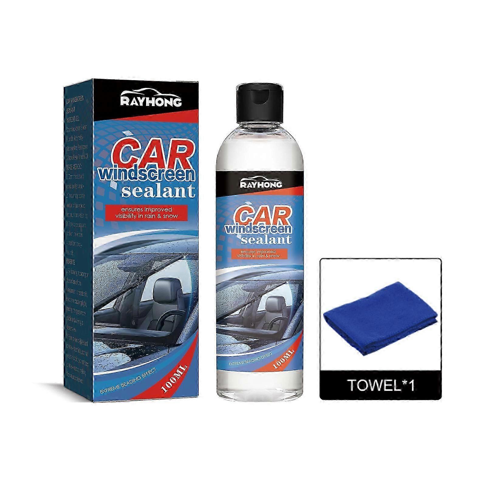 Rayhong car windshield sealant, windshield rearview mirror degreasing, rainproof and anti-fog cleaner