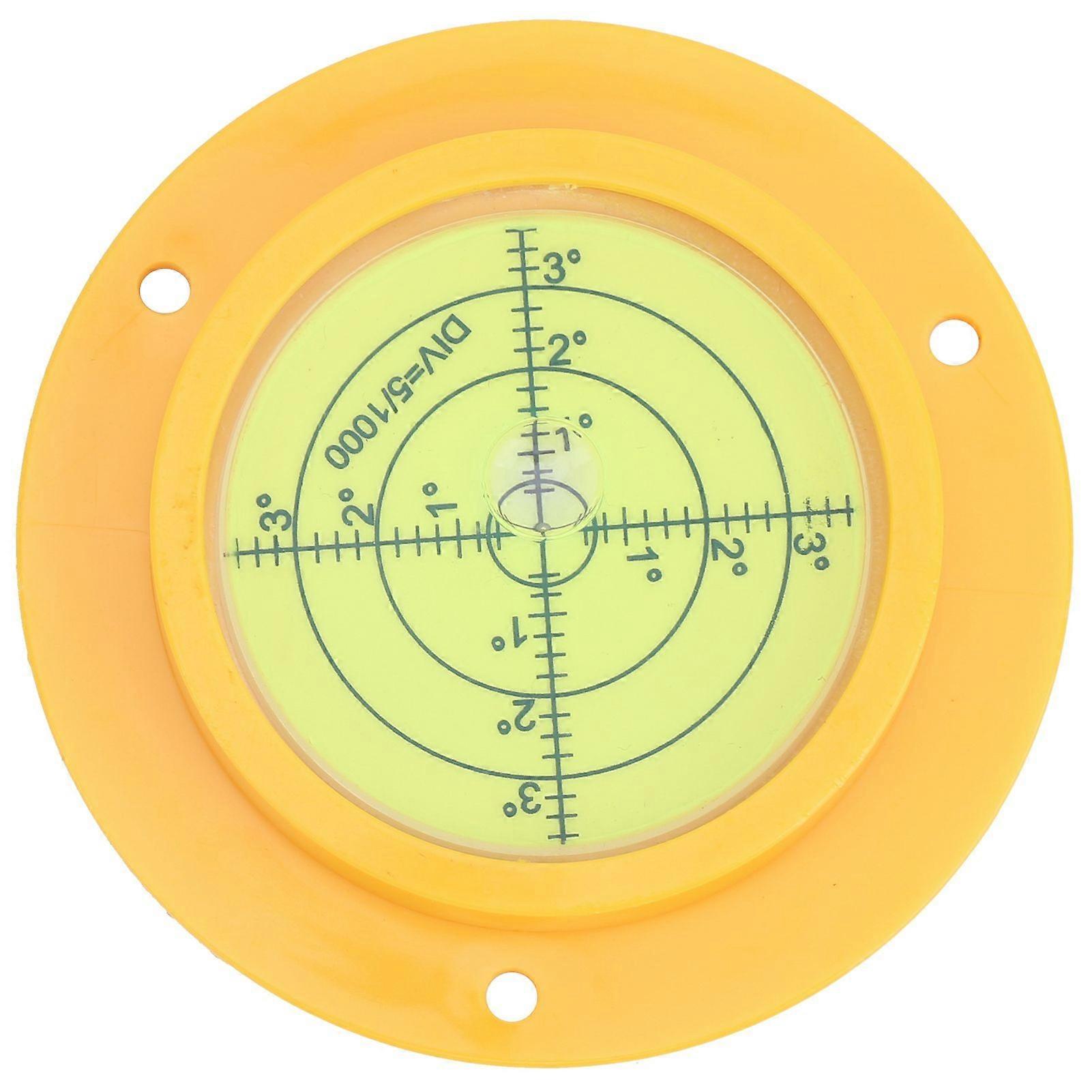 90x17mm Measuring Tool Round Level Bubble with Scale for Camera Platform Balance