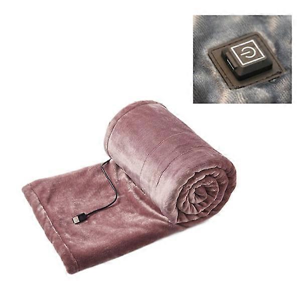 USB Electric Blanket Thickened Flannel Electric Heated Blanket for Use During Work