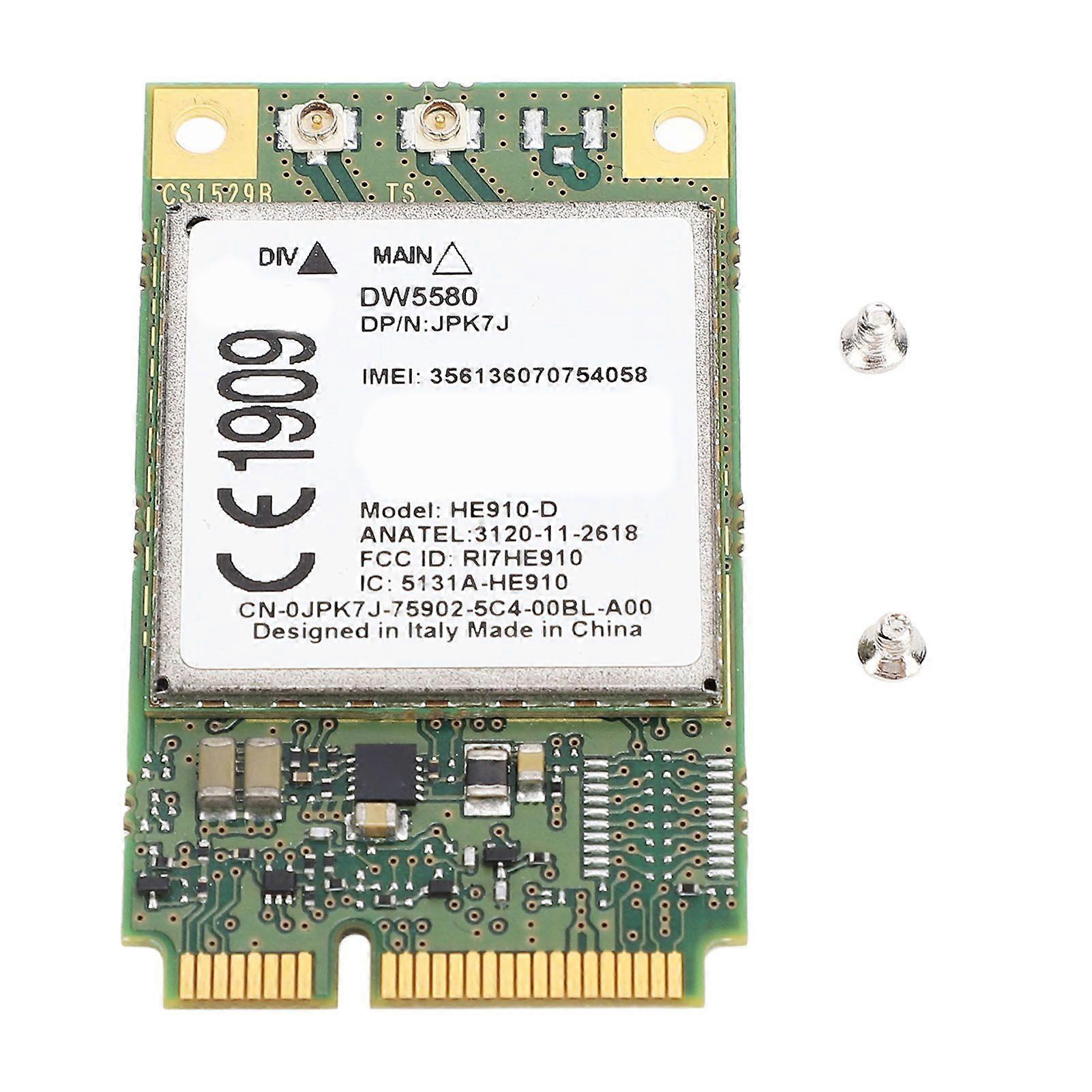 DW5580 HE910 D Module Mini PCIe UMTS HSPA 3G Network Card Module for PDAs MRMs Logistics POS Terminals