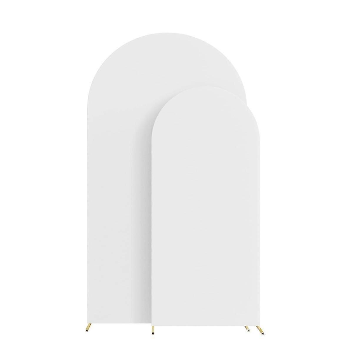 Wedding Arch Backdrop Cover with 100 Balloons, Polyester, White, Multiple Sizes